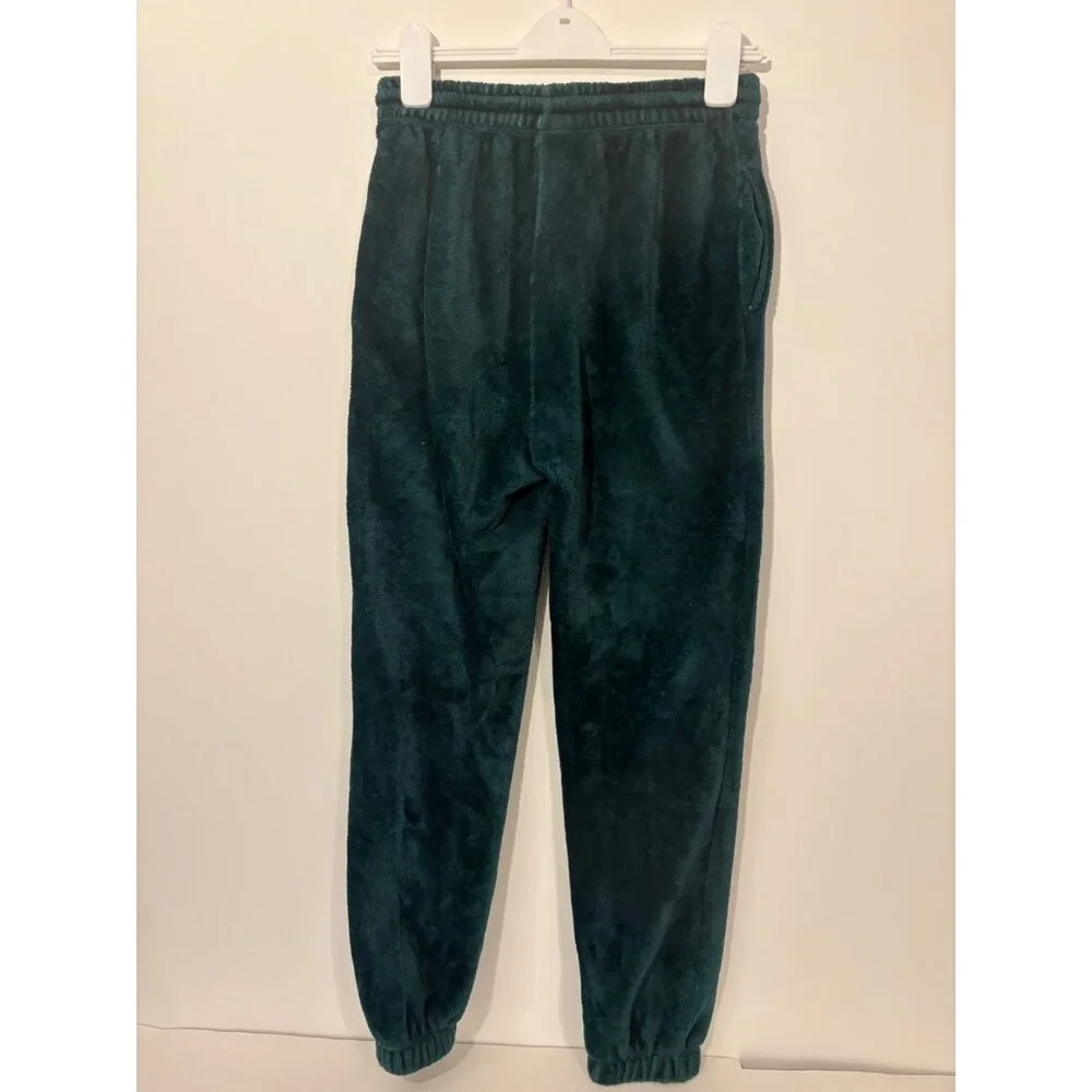 Disney Stitch Plush Lounge Pants W Drawstring & Embroidery Women’s Size Small - Picture 4 of 6